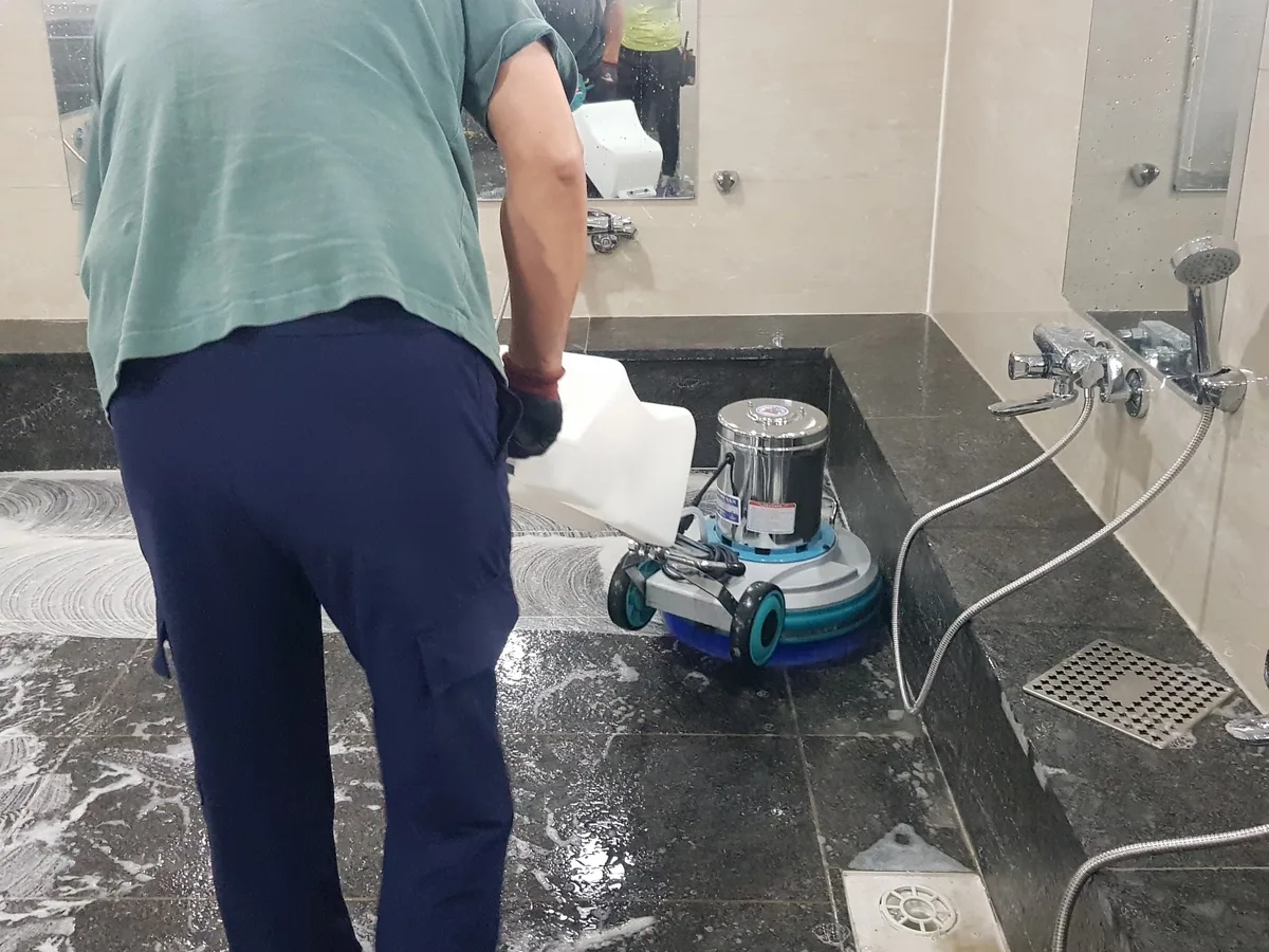 세종시 소정면 가정 현관·거실 바닥 위생청소 사례 - 행진크린