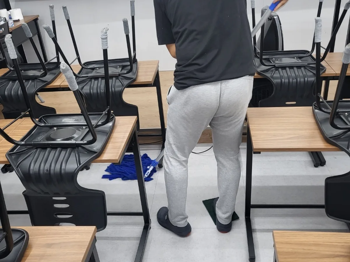 세종시 연동면 학교 교장실·교무실 위생청소 사례 - 행진크린